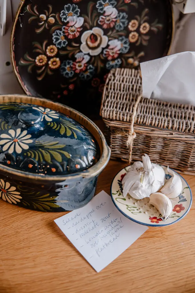 vintage pate knoflook haute saone aardewerk