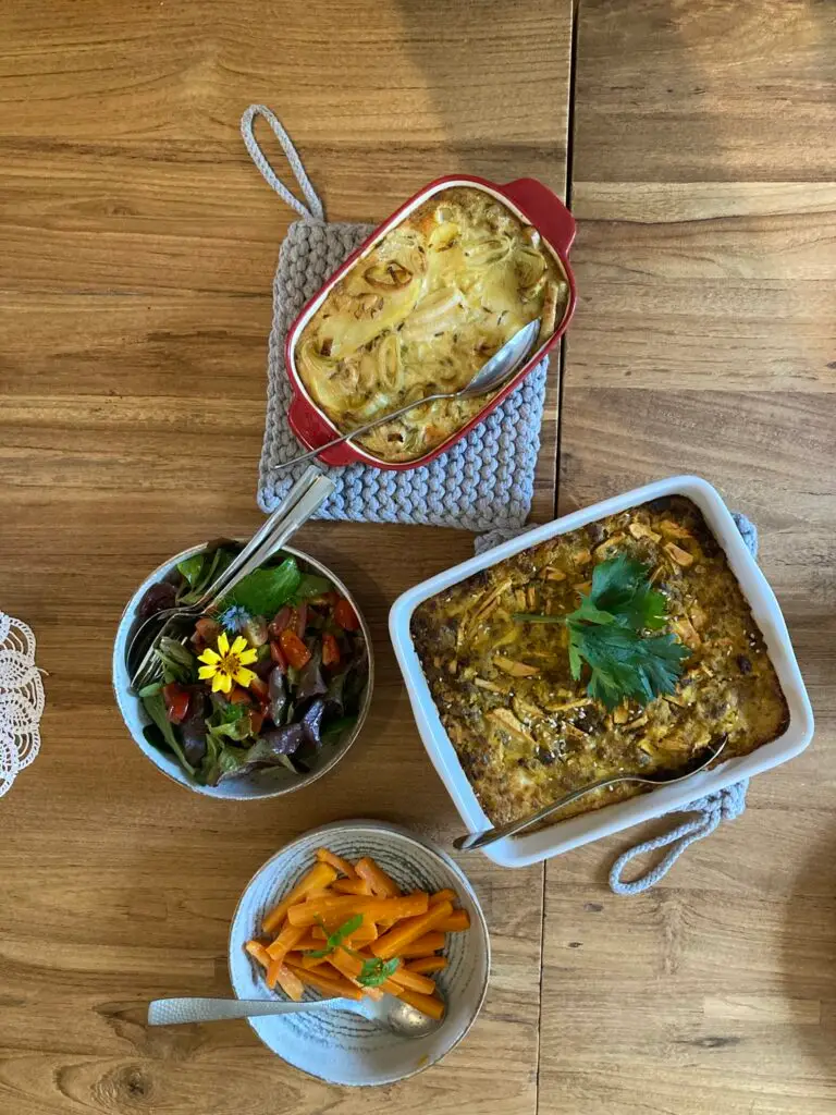 ovenschotel bio wortel bio biet bio aardappelgratin met langres kaas